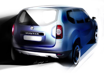 Dacia Duster Design Sketch