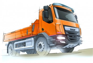 DAF LF Construction Truck - Design Sketch