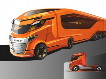 DAF Truck design sketches