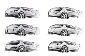Datsun XLink Design Sketches