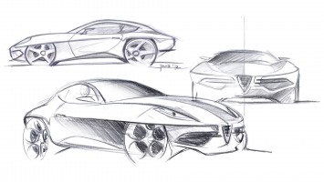 Disco Volante Concept Design Sketches
