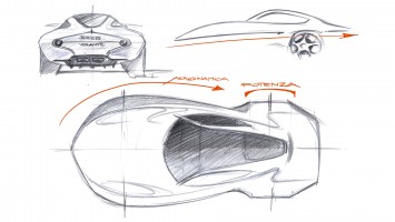 Disco Volante Concept Design Sketches