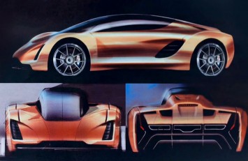 Divergent Microfactories Blade 3D printed car - Design Sketches