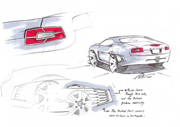 Dodge Charger Concept design sketch