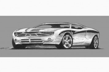 Dodge Charger Concept design sketch