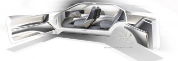 DS Aero Sport Lounge Concept Interior Design Sketch Render