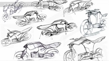 DSK ISD - Motorcycle design sketches