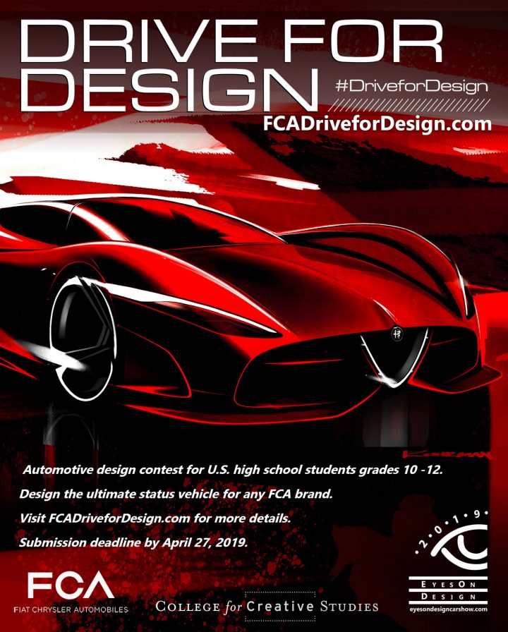 FCA US Drive For Design Contest 2019 Poster