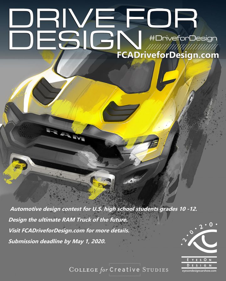 FCA US Drive for Design Contest 2020 Poster