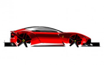 Ferrari Concept Design Sketch