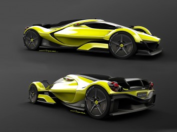 Ferrari Concept Design Sketch by David Gayon