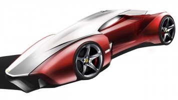 Ferrari Ethesian Design Sketch