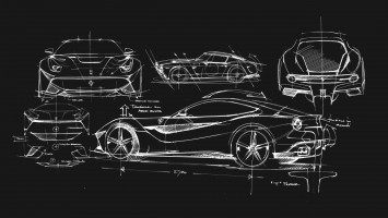 Ferrari F12berlinetta - Design Sketches