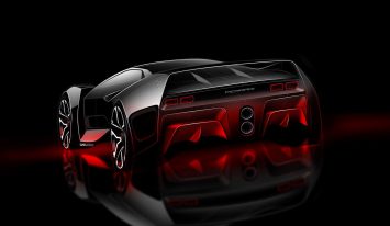 Ferrari F40 Tribute Concept by Samir Sadikhov Design Sketch