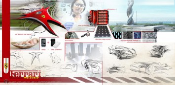Ferrari Millenio Concept Design Sketches