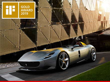 Ferrari Monza SP1 wins Gold Award at the iF Design Awards 2019