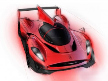 Ferrari P4-5 LMP Design Sketch