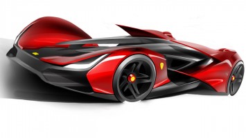 Ferrari Pegaso Design Sketch