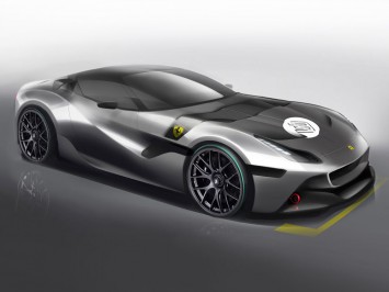 Ferrari SP Arya Design Sketch