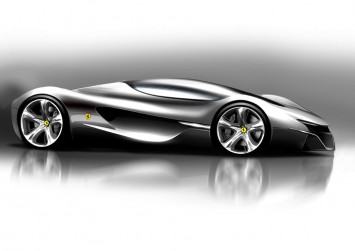 Ferrari Xezri Concept Design Sketch