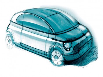 Fiat 500 - Design Sketch