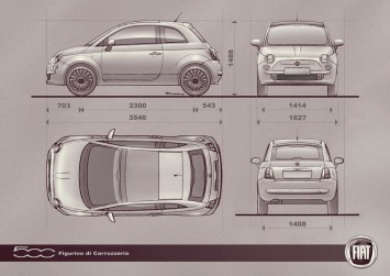 Fiat 500 Design Sketches