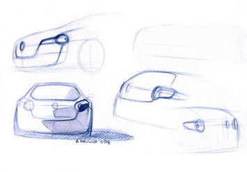 Fiat Bravo Design Sketch