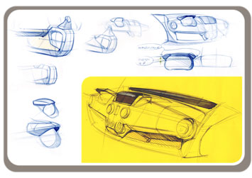 Fiat Fiorino design sketch