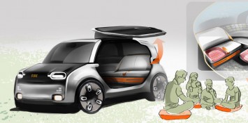 Fiat Panda Roomy Concept by Ji Won Yun - Design Sketch