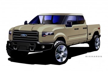 Ford Atlas Concept Design Sketch