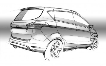 Ford B-MAX Design Sketch