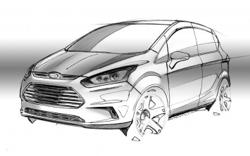 Ford B-MAX Design Sketch