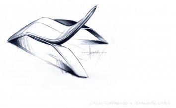 Ford design Lounge Chair - Design Sketch