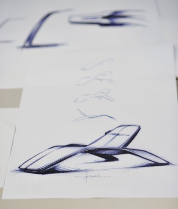 Ford design Lounge Chair - Design Sketches