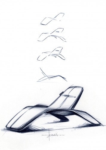 Ford design Lounge Chair - Design Sketches
