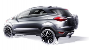 Ford EcoSport Concept Design Sketch