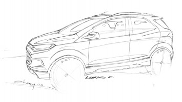 Ford EcoSport Concept Design Sketch