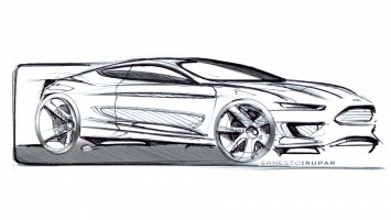 Ford Evos Concept Design Sketch