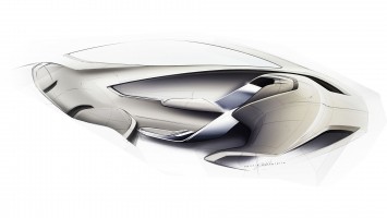 Ford Evos Concept Interior Design Sketch