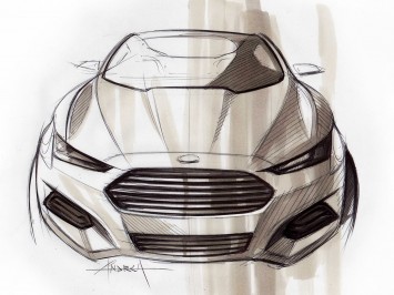Ford Fusion Design Sketch by Andrea di Buduo