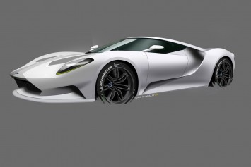 Ford GT Design Theme D Design Sketch by Giancarlo Viganego