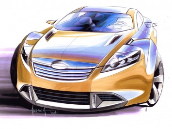 Ford Iosis Concept - Design Sketch by Andrea di Buduo