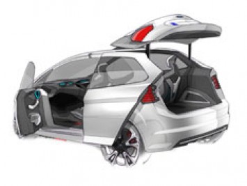 Ford iosis MAX Concept Design Sketch