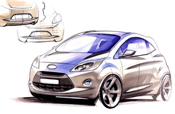 Ford Ka Design Sketch