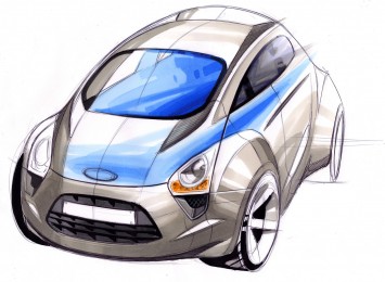 Ford Ka - Design Sketch by Andrea di Buduo