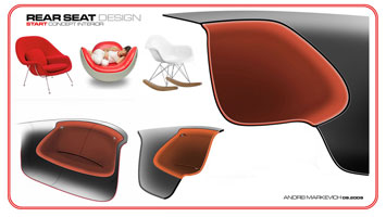 Ford Start Concept Interior Design Sketch