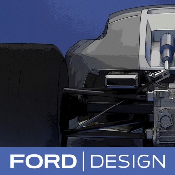 Ford Vision Gran Turismo Concept Design Sketch