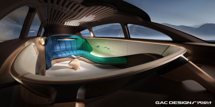 GAC SPACE Concept Interior Sequential Lights