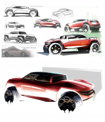 Gazelle Concept Design Sketches by Landon Shore