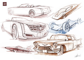GM Design Sketches by Vladimir Schitt